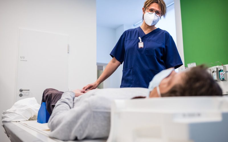 Patient in MRT in Emmerich